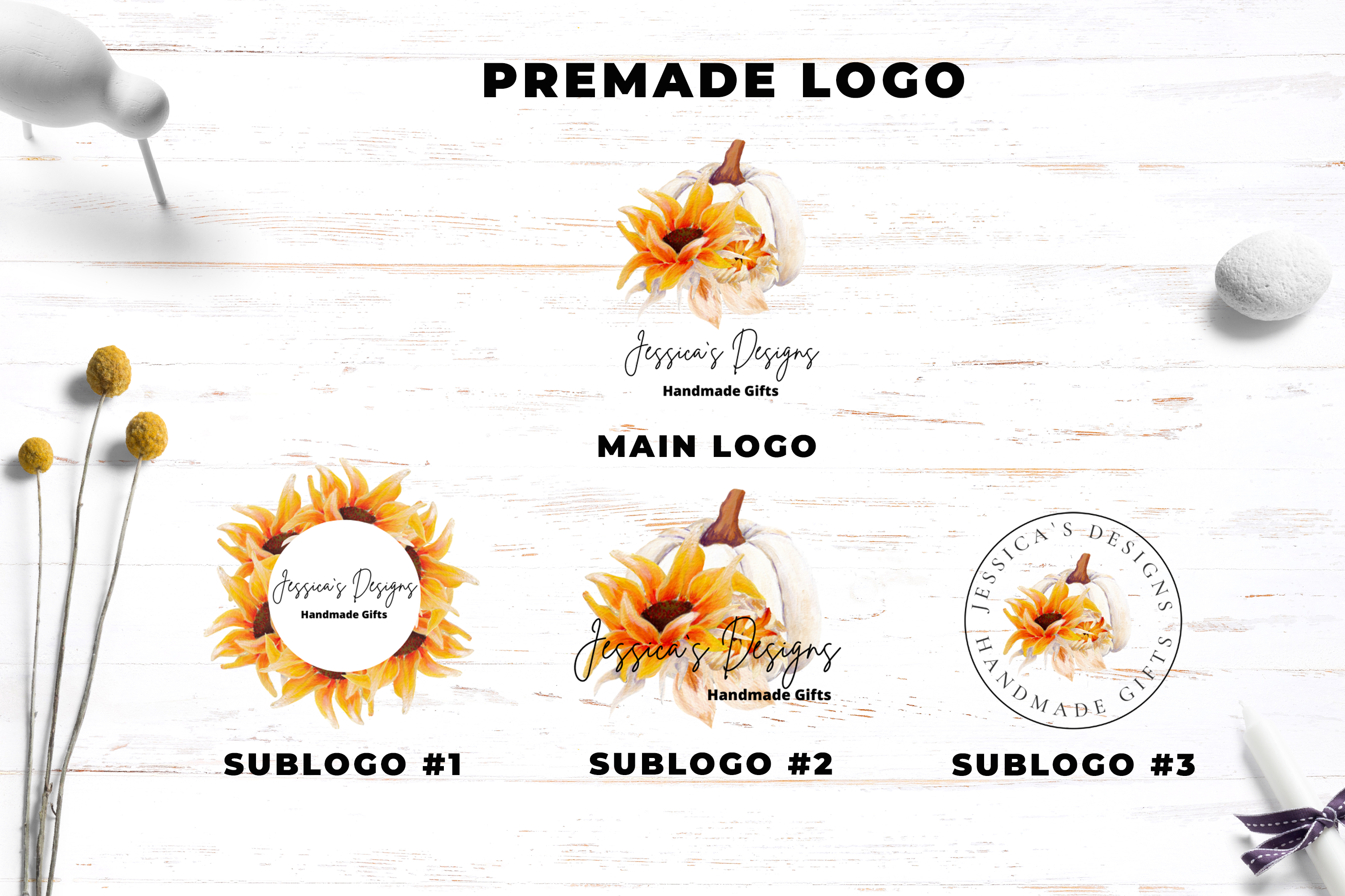 Rustic Fall Logo 4 Rustic Logo Templates Graphic by Andreea Eremia Design · Creative Fabrica