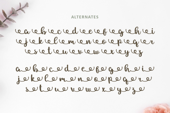 Allexa Font - Preview 3