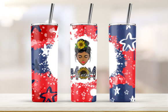 Sunflower Mom 20oz Skinny Tumbler Graphic by LinDesign · Creative Fabrica