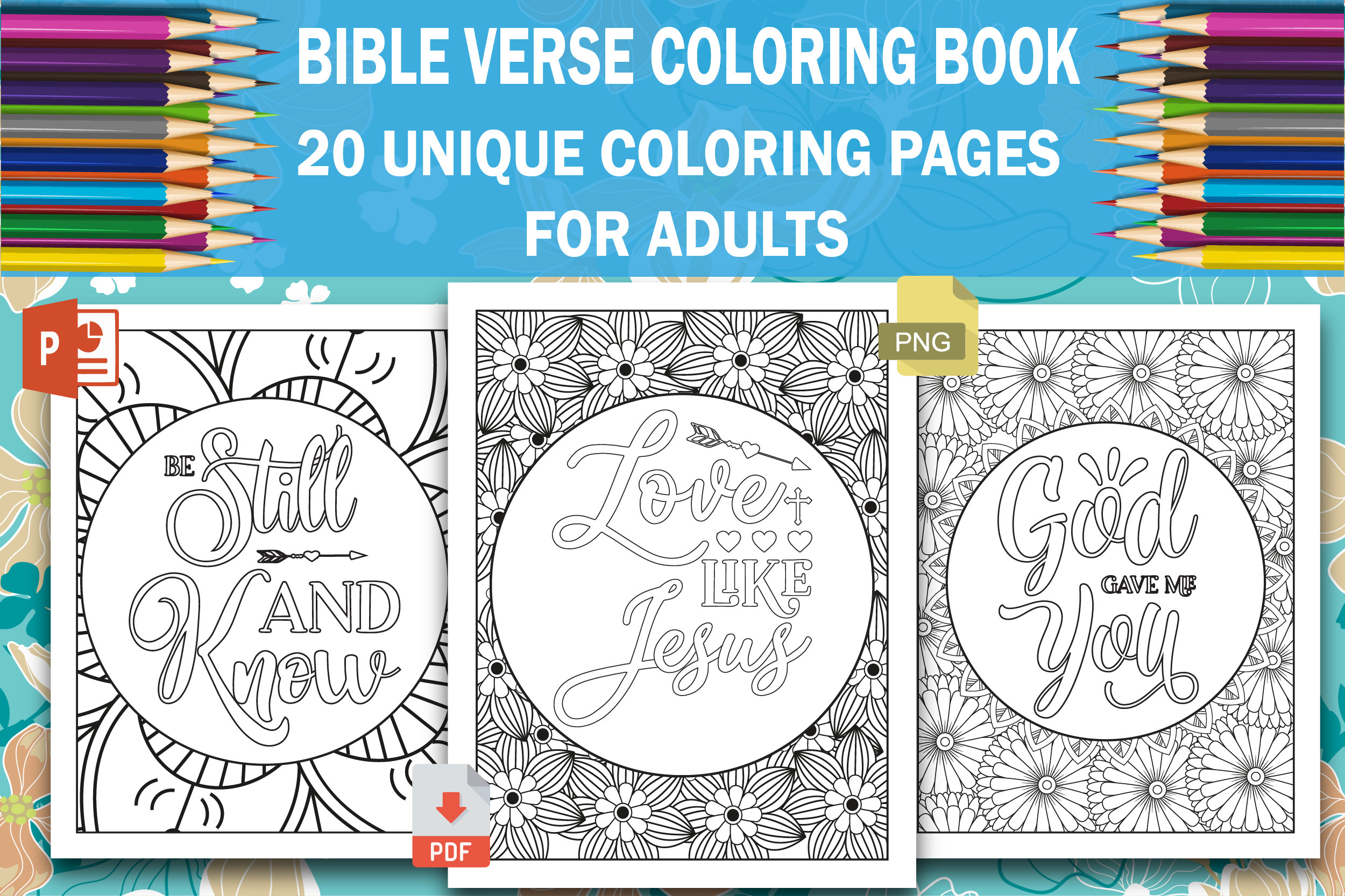 Bible Verse Coloring Book Graphic by Safe Publishing · Creative Fabrica