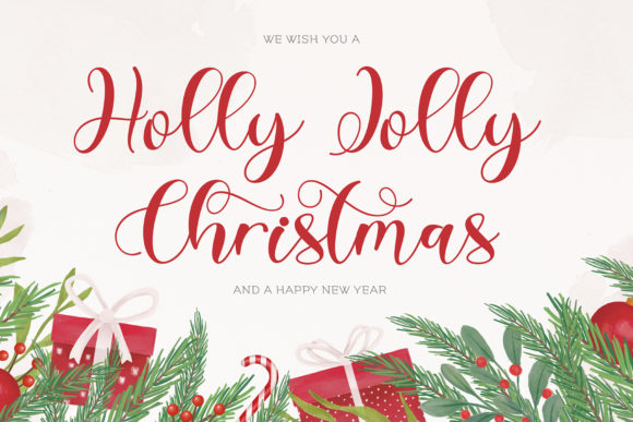 Christmas Shepherd Font PNG with transparent background - Preview 2