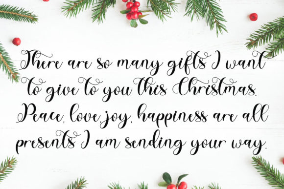 Christmas Shepherd Font PNG with transparent background - Preview 5