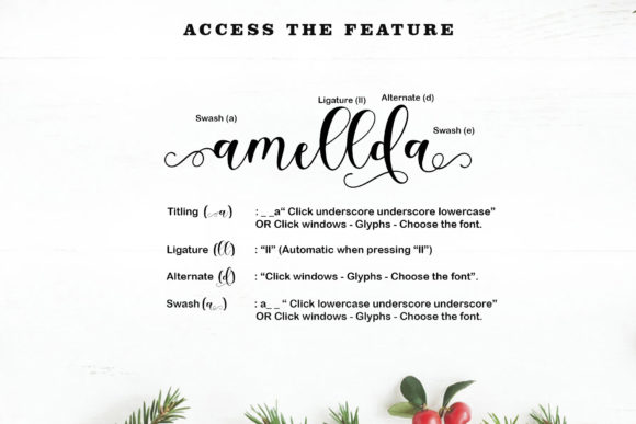 Christmas Shepherd Font PNG with transparent background - Preview 6