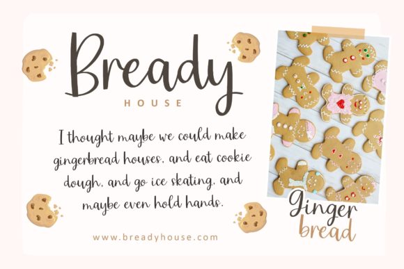 Mister Cookies Font PNG with transparent background - Preview 1