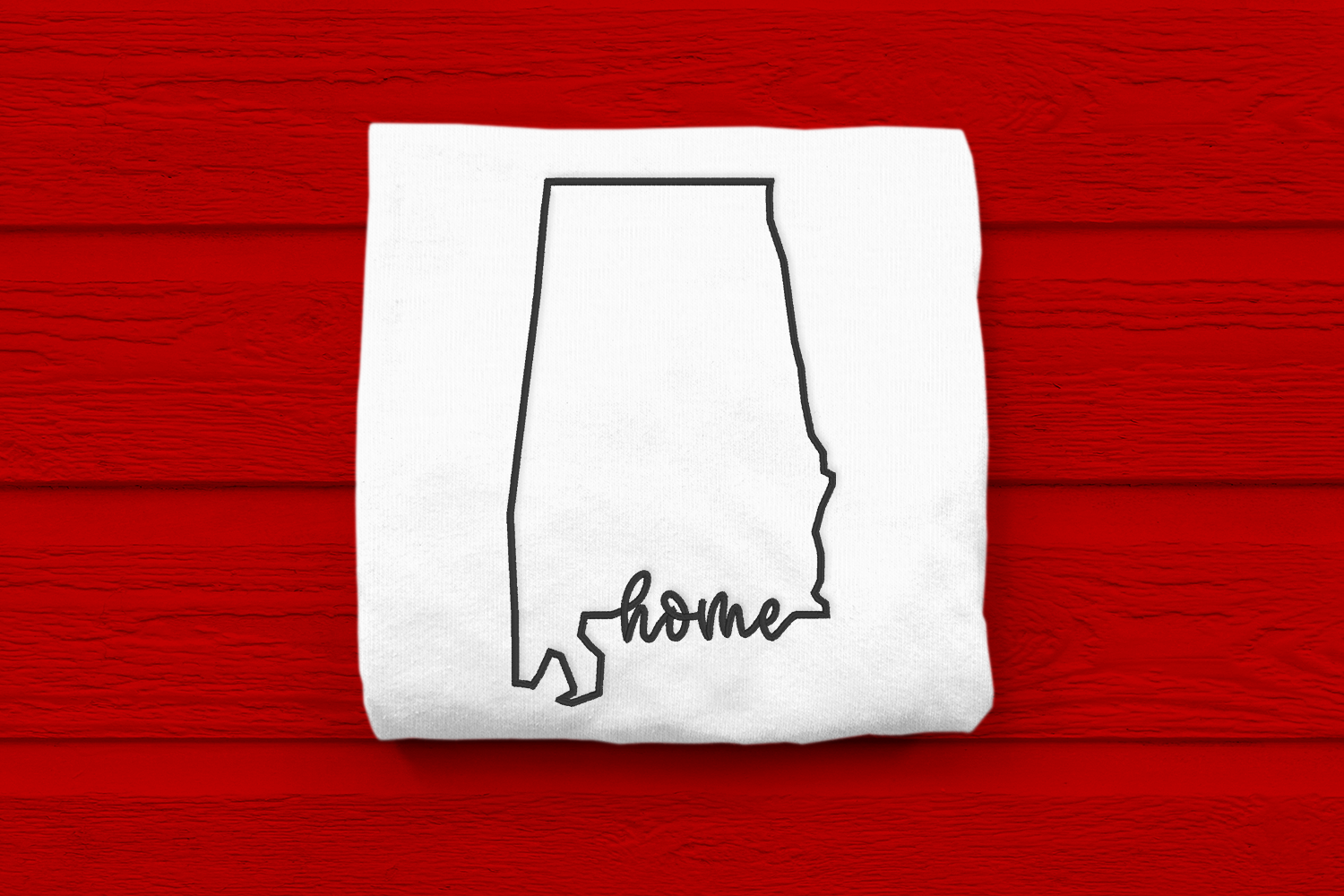Alabama Home State Outline