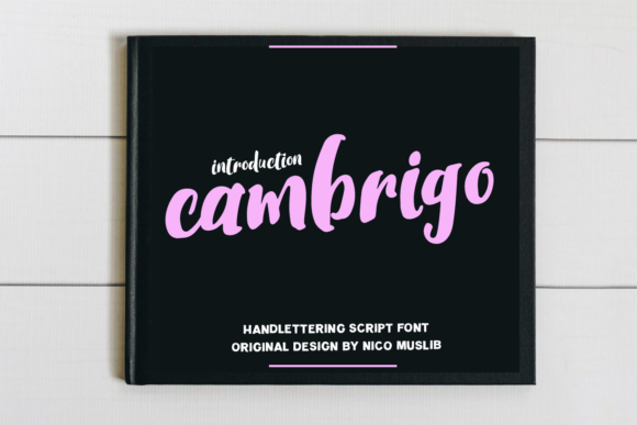 Cambrigo Script Font - Preview 1