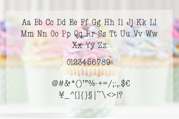Cupcakes Font - Preview 6