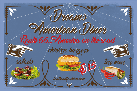 Dreams American Diner Font - Preview 1