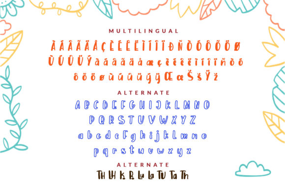 Eco King Font PNG with transparent background - Preview 6