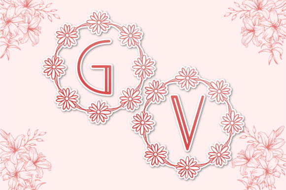 Evellin Monogram Font - Preview 1