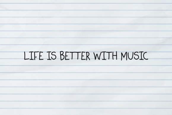 Friendly Notes Font - Preview 2
