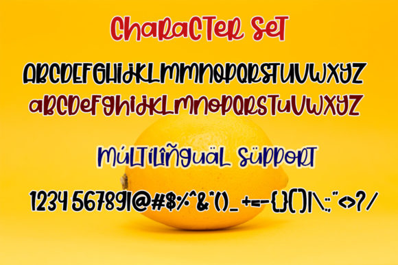 Fruit Lemonade Font - Preview 4