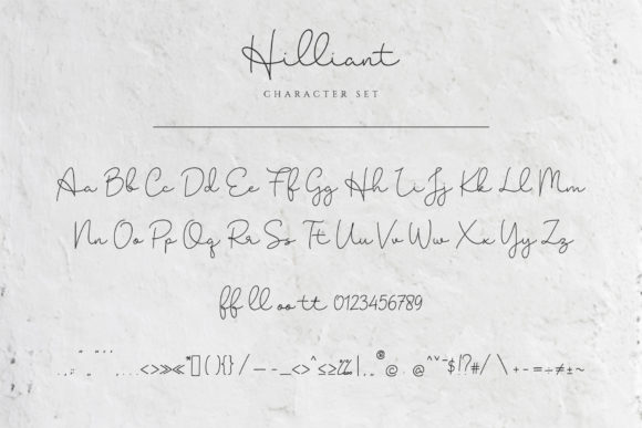Hilliant Font - Preview 5