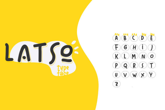 Latso Font PNG with transparent background - Preview 5
