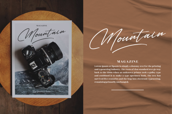 Montana Victory Font PNG with transparent background - Preview 4