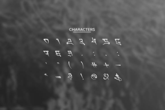 Onif Font PNG with transparent background - Preview 2