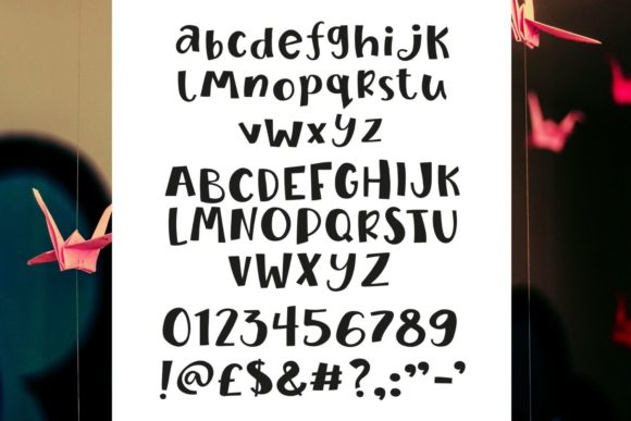 Origami Owl Font PNG with transparent background - Preview 1