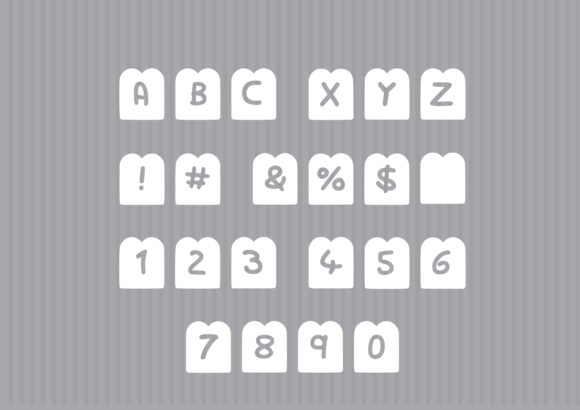 Play Tablets Font PNG with transparent background - Preview 1