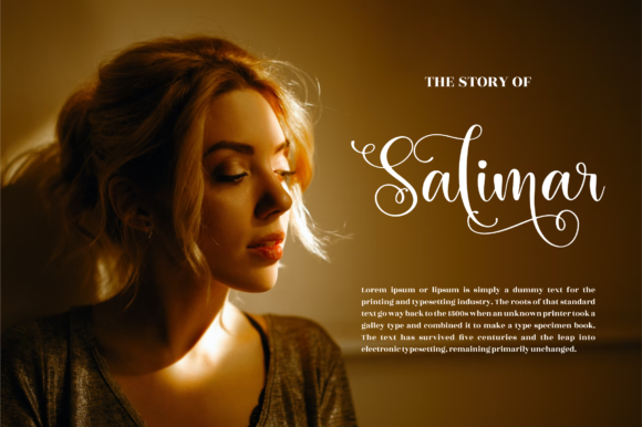 Salmah Font PNG with transparent background - Preview 2
