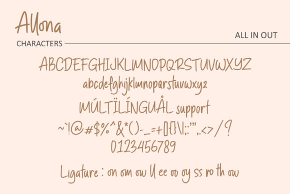 Allona Font - Preview 6