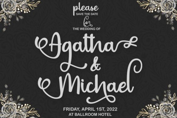 Arteliria Script Font - Preview 3