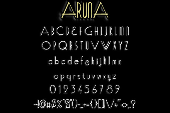 Aruna Font - Preview 5