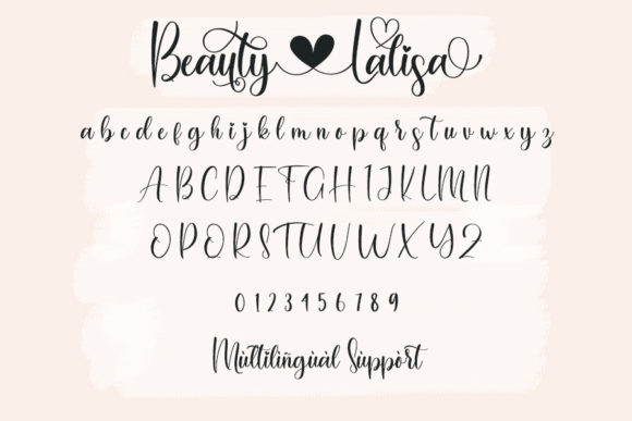 Beauty Lalisa Font - Preview 4