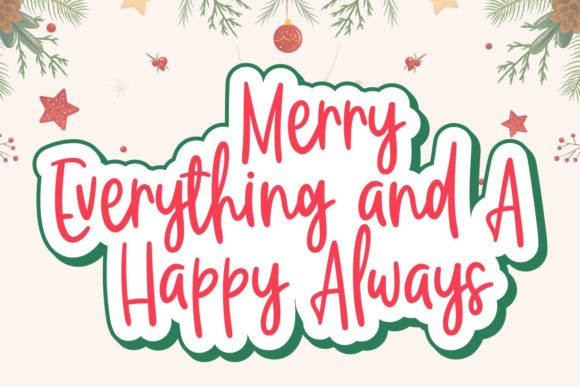 Christmas Joy Font - Preview 3