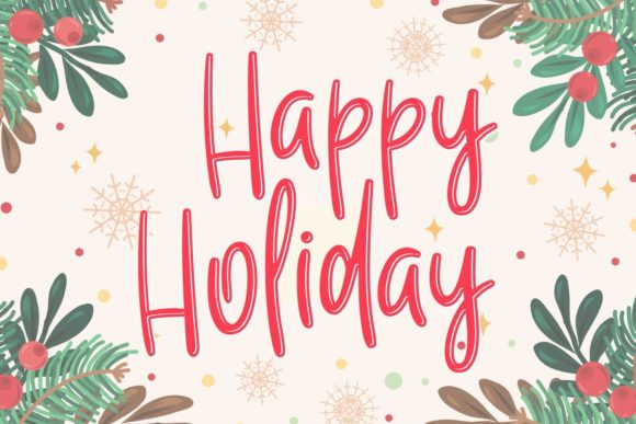 Christmas Joy Font - Preview 6