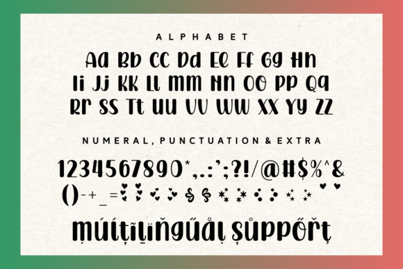 Christmas Month Font - Preview 5