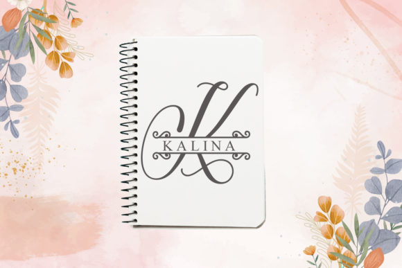 Evina Monogram Font Font - Preview 3