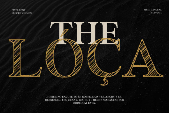 Fixer Font PNG with transparent background - Preview 5