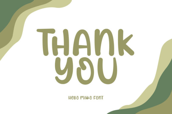 Hello Mikko Font PNG with transparent background - Preview 6