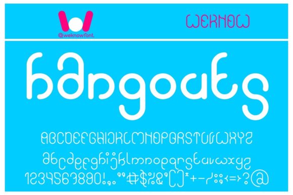 High in Love Font PNG with transparent background - Preview 2
