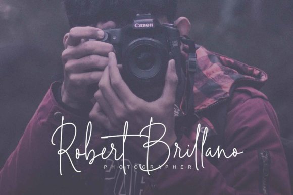 Master Photograph Font PNG with transparent background - Preview 2