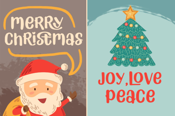 Mister Santa Font PNG with transparent background - Preview 1