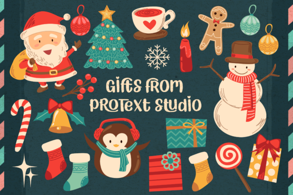 Mister Santa Font PNG with transparent background - Preview 6