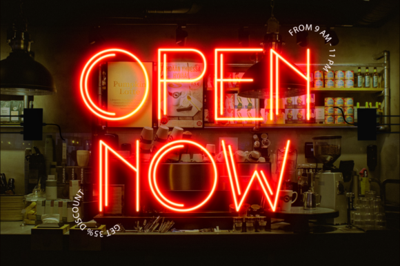 Neon Magic Font PNG with transparent background - Preview 1