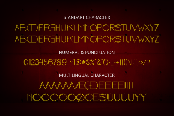 Neon Magic Font PNG with transparent background - Preview 6