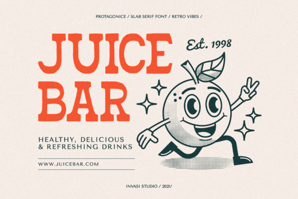 Prota Gonice Font PNG with transparent background - Preview 2