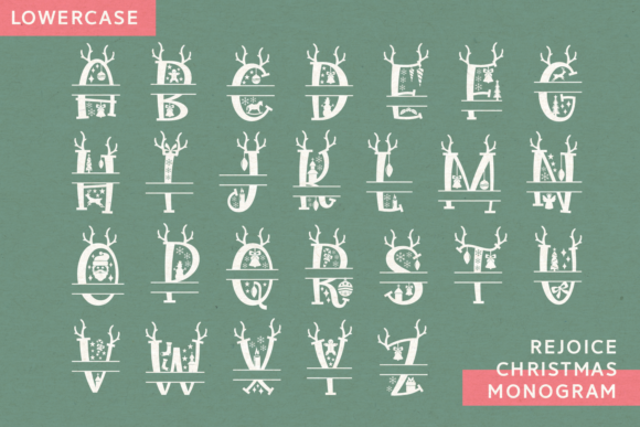Rejoice Christmas Font PNG with transparent background - Preview 3