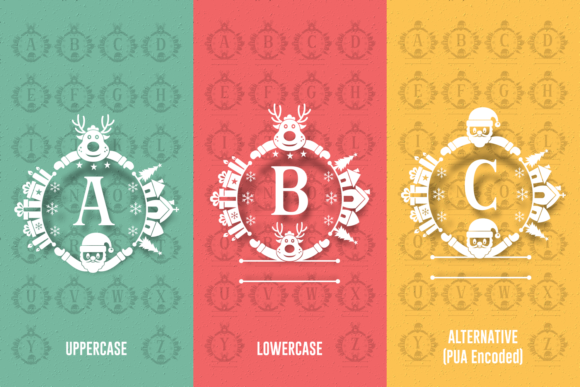 Sleigh Font PNG with transparent background - Preview 2