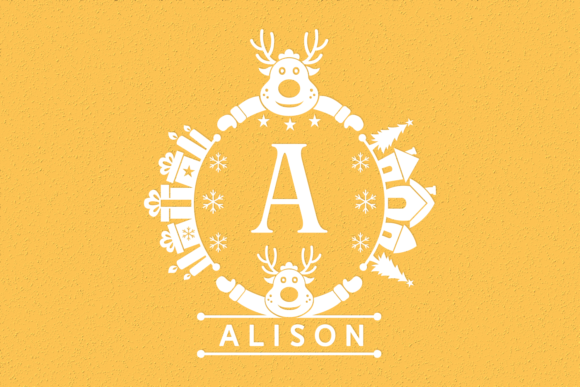 Sleigh Font PNG with transparent background - Preview 3