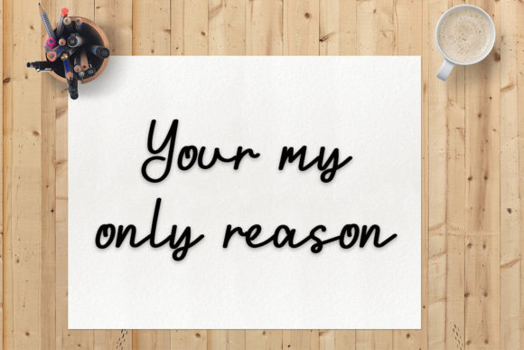 Smart Signature Font PNG with transparent background - Preview 2