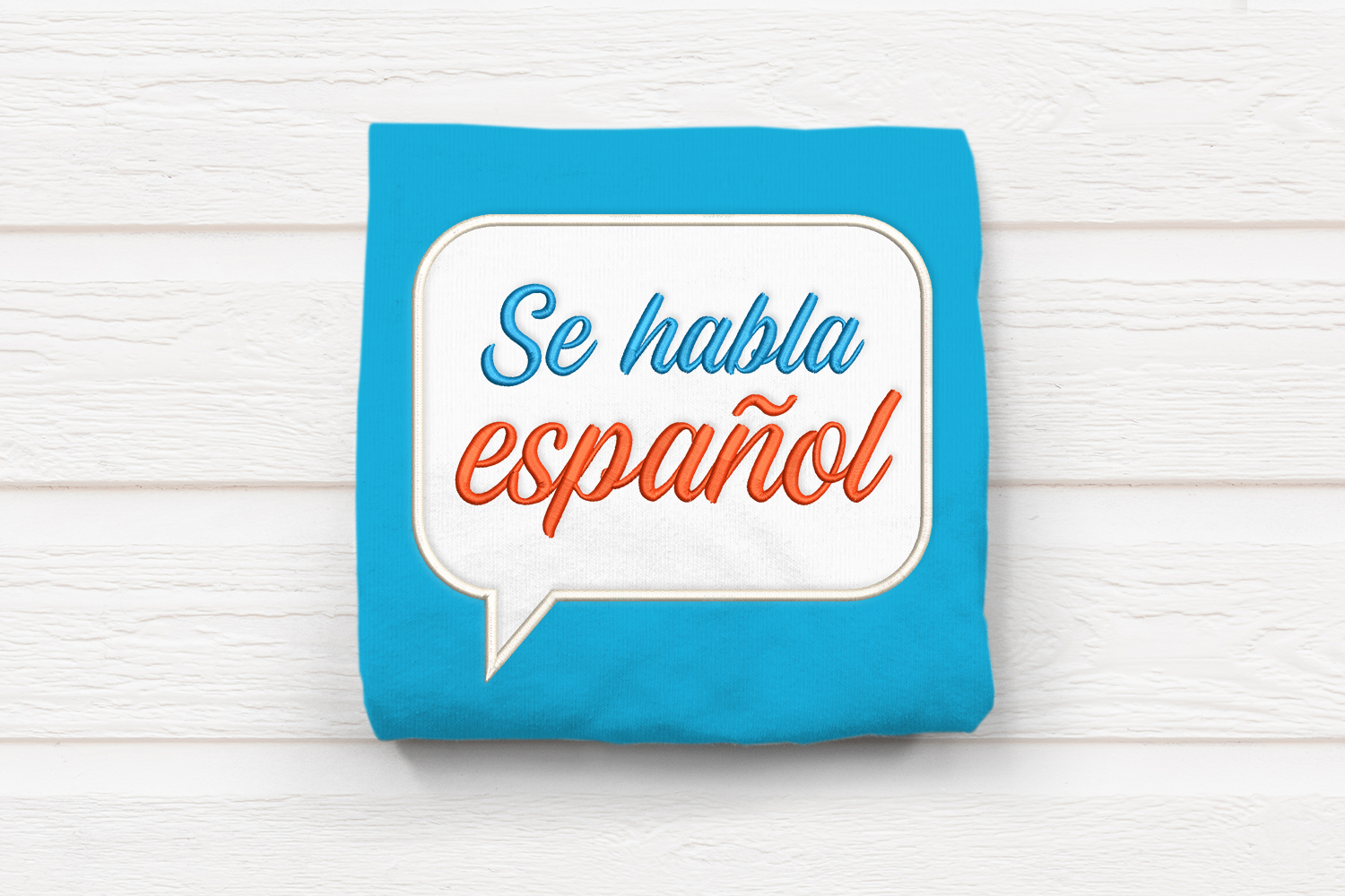 Spanish Se Habla Espanol Applique