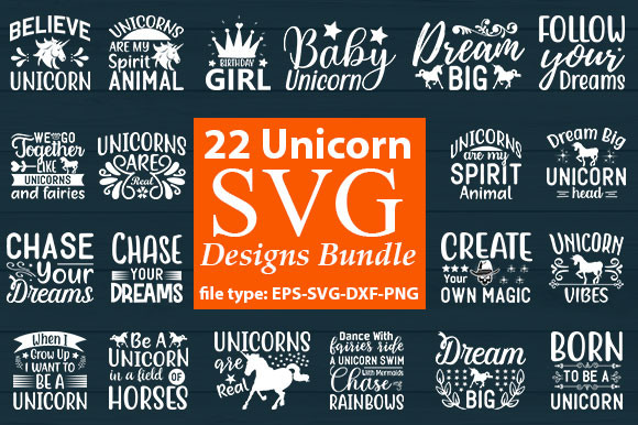 Unicorn SVG Design Bundle Graphic by Best Designs · Creative Fabrica