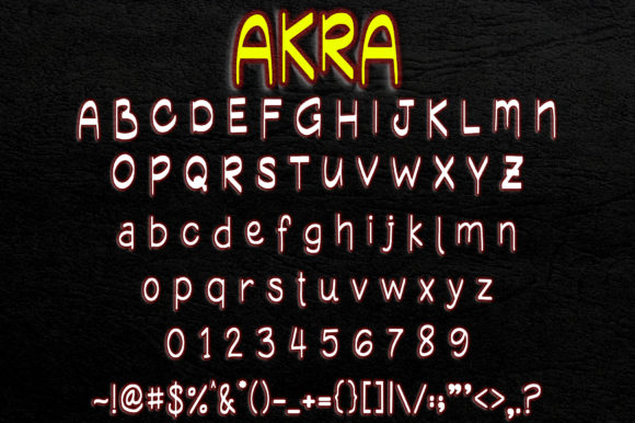 Akra Font - Preview 2