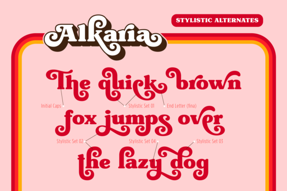 Alkaria Font - Preview 5