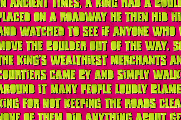 Blocky Notes Font - Preview 4