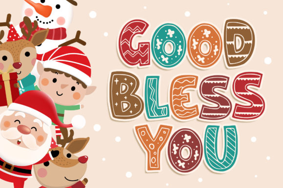 Crafty Christmas Font - Preview 1